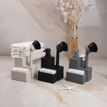 جا مایع اسکاچ ظرفشویی همراه با فرچه طرح مستطیل رنگ مشکی - Image 4