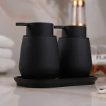 جا مایع دوقلو اکرولیک مدل اشپیریلا رنگ مشکی - Image 2