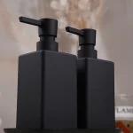 مایع دوقلو طرح فلت اکرولیک رنگ مشکی - Image 2