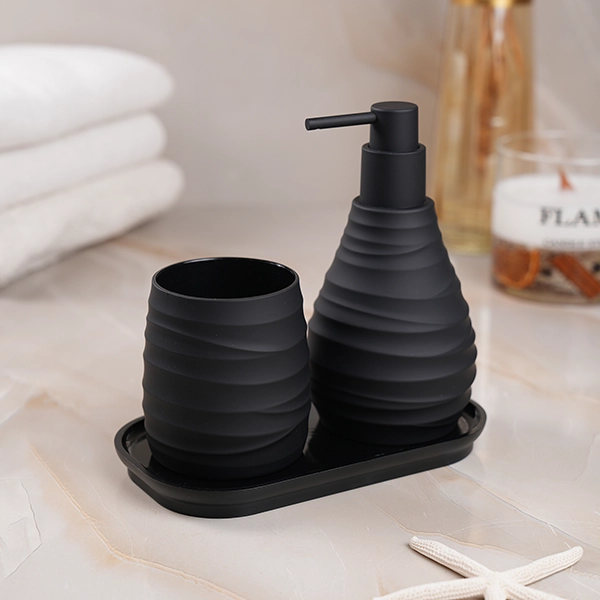 DSC07753 جا مایع و مسواک برند اسمارت رنگ مشکی - Image 1