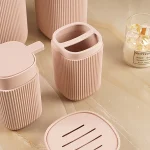 سرویس بهداشتی روما 5 پارچه رنگ صورتی - Image 2