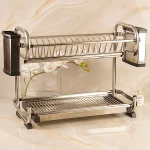 جا ظرفی دو طبقه استیل ev004 - Image 2