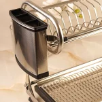 جا ظرفی دو طبقه استیل ev004 - Image 3