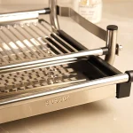 جا ظرفی دو طبقه استیل ev004 - Image 4