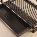 جا ظرفی دو طبقه استیل رنگ مشکی ev001 - Image 6