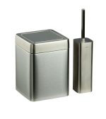 سطل و برس تک اسمارت 6 لیتر بادبزنی مربع رنگ استیل مات