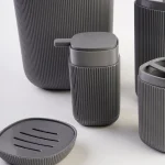 سرویس بهداشتی روما طوسی تیره 5 پارچه - Image 3