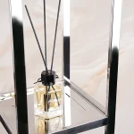 استند 4 طبقه صفحه استیل رنگ کروم براق - Image 4