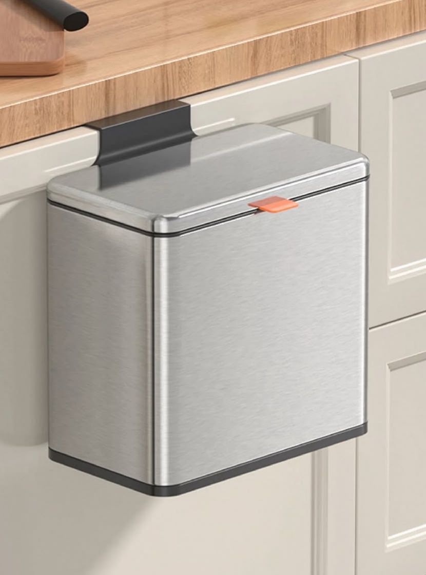 Kitchen cabinet edge hanging bin سطل آویز لبه کابینت آشپزخانه