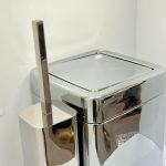 سطل و برس تک اسمارت 6 لیتر بادبزنی مربع رنگ استیل براق - Image 3