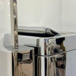 سطل و برس تک اسمارت 6 لیتر بادبزنی مربع رنگ استیل براق - Image 4