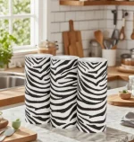 جای دستمال کاغذی حوله ای فوق لوکس لاکچری اورگانیک طرح زبرا zebra - Image 7