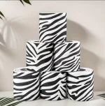 جادستمال کاغذی فوق لوکس لاکچری اورگانیک طرح زبرا zebra - Image 8