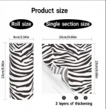 جای دستمال کاغذی حوله ای فوق لوکس لاکچری اورگانیک طرح زبرا zebra - Image 10