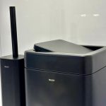 سطل و برس تک اسمارت 6 لیتر بادبزنی مربع رنگ مشکی - Image 2