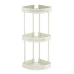 جا شامپویی کنج سه طبقه ی رنگ استیل براق کد 2013-CR Banyo - Image 3