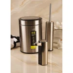 سطل و فرچه ی تک حجم 6 لیتر با جا مایع چشمی برند اکو رنگ استیل - Image 5