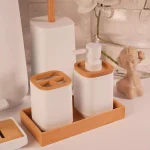 ست سرویس بهداشتی ونیز سفید مات - Image 2
