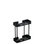 استند وسط حمام دو طبقه رنگ استیل براق کد 2022-CR Banyo - Image 4