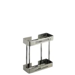 استند وسط حمام دو طبقه رنگ استیل براق کد 2022-CR Banyo - Image 3