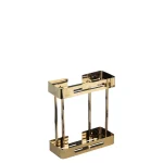 استند وسط حمام دو طبقه رنگ استیل براق کد 2022-CR Banyo - Image 6