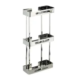 استند وسط حمام سه طبقه رنگ استیل مات کد 2023-BN Banyo - Image 4