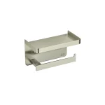 جای دستمال توالت استنددار دیواری رنگ استیل براق کد 2301-CR - Image 3