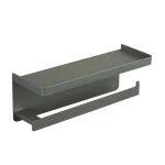 جای دستمال حوله ای استنددار دیواری رنگ طلایی براق کد 2301-L GO - Image 4
