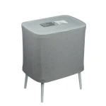 سبد رخت چرک دو مخزنه ی پایه دار کد 70499H-60L-
