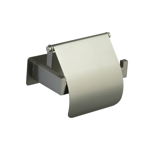7305-BN جای دستمال توالت کاور دار چسبی رنگ استیل مات کد 7305-BN - Image 1