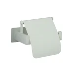 جای دستمال توالت کاور دار چسبی رنگ استیل مات کد 7305-BN - Image 6