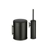 سطل و فرچه ی تک دیواری برند اسمارت رنگ طلایی مات کد 905W-Brush golden - 5L-Banyo - Image 4