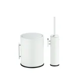سطل و فرچه ی تک دیواری برند اسمارت رنگ طلایی مات کد 905W-Brush golden - 5L-Banyo - Image 5