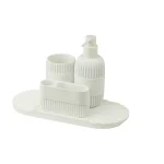 نیم ست 4 پارچه کورین رنگ کرم  برند اسمارت کد AD-254 A - Cream - - Image 6