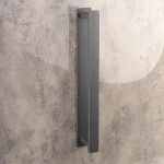 جای حوله ی چسبی پایه مستطیل رنگ طوسی - Image 3