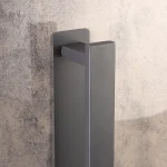 جای حوله ی چسبی پایه مستطیل رنگ طوسی - Image 4