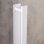 جای حوله ی چسبی پایه مستطیل رنگ سفید - Image 3