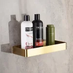 استند وسط حمام تک طبقه ضخیم برند اسمارت رنگ طلایی - Image 5