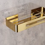 استند وسط حمام تک طبقه ضخیم برند اسمارت رنگ طلایی - Image 3
