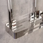 استند وسط حمام دو طبقه ضخیم برند اسمارت رنگ استیل براق - Image 3