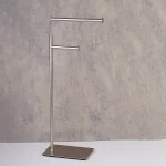استند ایستاده دوبل پایه مستطیل رنگ استیل مات - Image 3