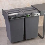 سطل زباله ی کابینتی دو مخزنه حجم 40 لیتر - Image 4
