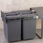 سطل زباله ی کابینتی دو مخزنه حجم 40 لیتر - Image 4
