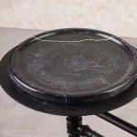 استند ایستاده ی صفحه دار دوبل با جای دستمال توالت رنگ مشکی - Image 6
