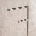 استند ایستاده دوبل پایه مستطیل رنگ استیل براق - Image 3