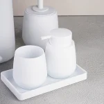 ست سرویس بهداشتی 6 پارچه ی وارداتی برند اسمارت مدل آلوین رنگ سفید - Image 2