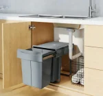 سطل کابینتی دو مخزنه حجم 40 لیتر