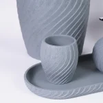 ست سرویس بهداشتی 7 پارچه طوسی کد 1136 - Image 3