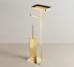 استند ایستاده دستمال برس و جاموبایلی مستطیل استیل مات - Image 2
