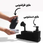 جای مایع اسکاچ آشپزخانه دوقلو طرح زاراهوم  رنگ مشکی مات - Image 3